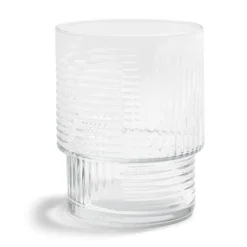 Gifi Lot de 3 gobelets en verre empilables 32,5cl