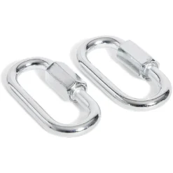 Gifi Quincaillerie^Lot de 2 maillons rapides en acier zingué - 50 mm N°5