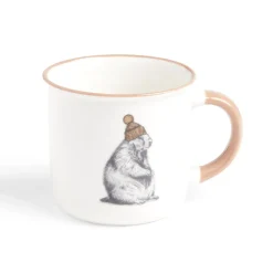 Gifi Lot de 4 mugs animaux 33,5cl
