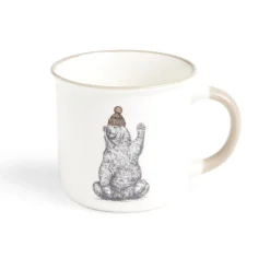 Gifi Lot de 4 mugs animaux 33,5cl