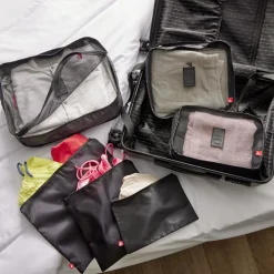 Gifi Rangement|Lot de 3 organisateurs de valise 3 formats