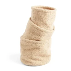 Gifi Rangement|Lot de 3 panières en laine bouclée beige