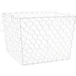 Gifi Rangement|Lot de 3 panières métal