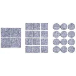 Gifi Quincaillerie^Lot de 28 patins adhésifs en feutrine