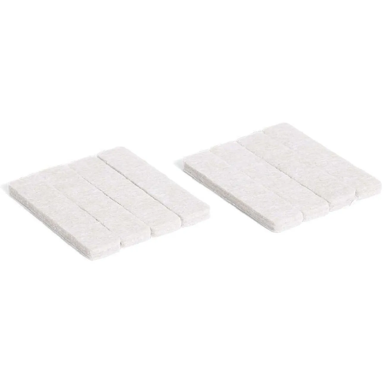 Gifi Quincaillerie^Lot de 8 patins en feutre adhésif ultra puissant - 63x12 mm