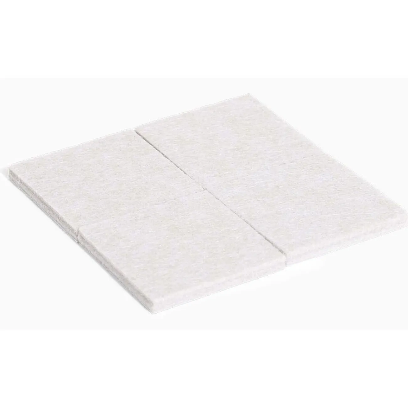 Gifi Quincaillerie^Lot de 4 patins en feutre adhésif ultra puissant - 50x50 mm