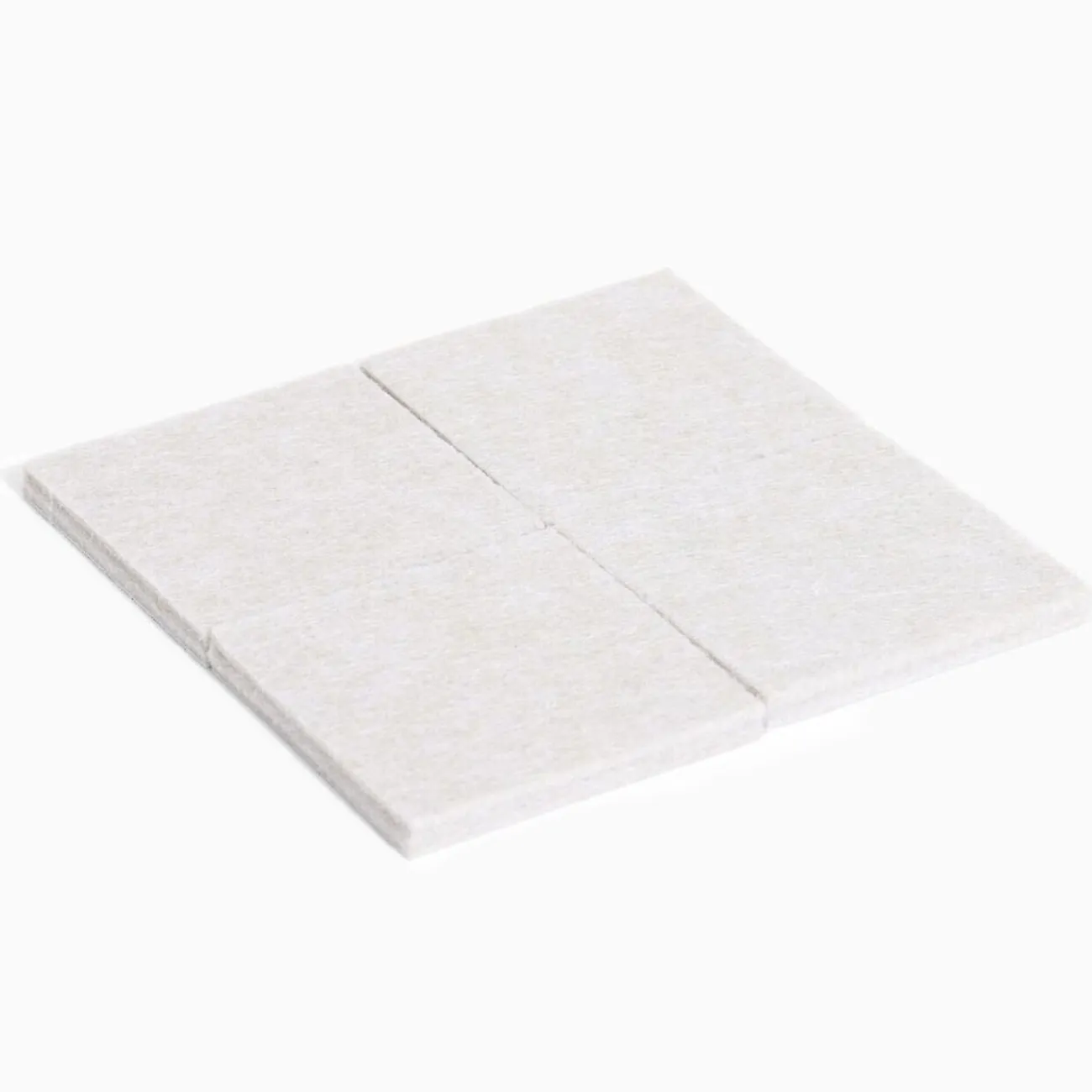 Gifi Quincaillerie^Lot de 4 patins en feutre adhésif ultra puissant - 50x50 mm