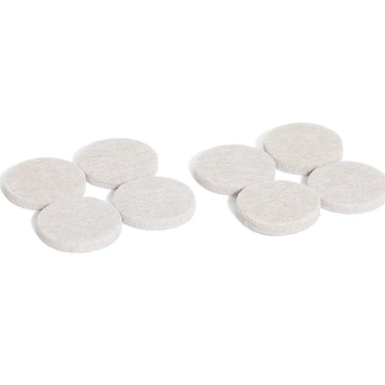 Gifi Quincaillerie^Lot de 8 patins en feutre adhésif ultra puissant beige - Ø28 mm