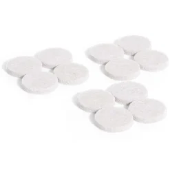 Gifi Quincaillerie^Lot de 12 patins en feutre adhésif ultra puissant beige - Ø25 mm