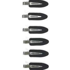 Gifi Beauté^Lot de 6 pinces à cheveux latérales noir ou rose - 2 coloris