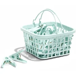 Gifi Entretien Du Linge|Lot de 30 pinces à linge avec panier