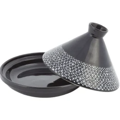 Gifi Lot de 4 plats à tajine individuel céramique