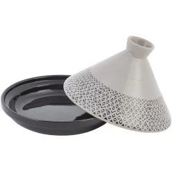 Gifi Lot de 4 plats à tajine individuel céramique