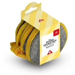 Gifi Nettoyage Et Entretien|Lot de 5 éponges à vaisselle double-face récurante et nettoyante