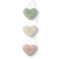 Gifi Beauté^Lot de 3 éponges konjac coeur - 3 modèles