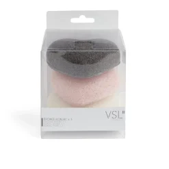 Gifi Beauté^Lot de 3 éponges konjac coeur - 3 modèles