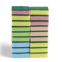 Gifi Nettoyage Et Entretien|Lot de 18 éponges multicolores