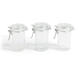 Gifi Lot de 3 pots à épices en verre