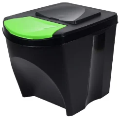 Gifi Nettoyage Et Entretien|Lot de 3 poubelles de tri 25L