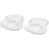 Gifi Lot de 2 ramequins en verre transparent Ø8,5xH4,5cm
