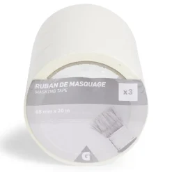 Gifi Colle Et Adhésif^Lot de 3 rubans de masquage 48mm 20m