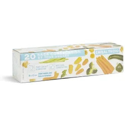 Gifi Lot de 20 sacs de congélation grand modèle 45x30cm