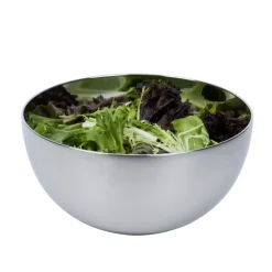 Gifi Lot de 3 saladiers en inox Ø18,7/23,6/28,5cm