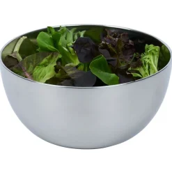 Gifi Lot de 3 saladiers en inox Ø18,7/23,6/28,5cm