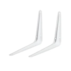 Gifi Quincaillerie^Lot de 2 supports d'étagères en équerre 15x20cm fer