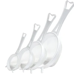 Gifi Lot de 4 tamis en plastique Ø6,4/8/10,8/14cm