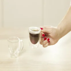 Gifi Lot de 2 tasses double paroi 80ml