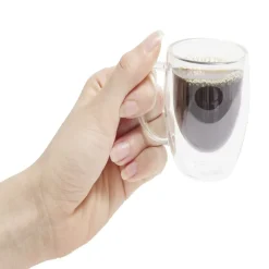 Gifi Lot de 2 tasses double paroi 80ml