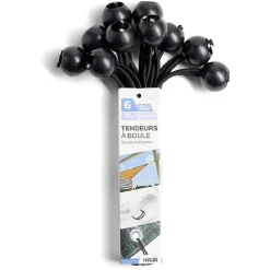 Gifi Quincaillerie^Lot de 10 tendeurs de bâche à boule Ø0,4xL.23cm