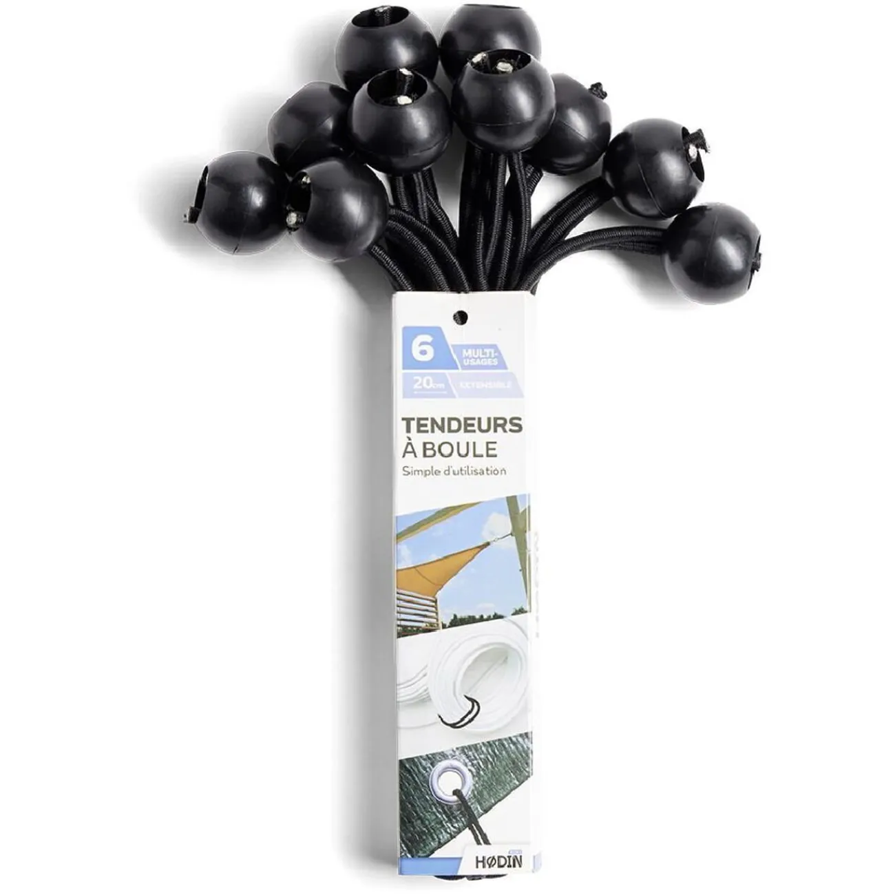 Gifi Quincaillerie^Lot de 10 tendeurs de bâche à boule Ø0,4xL.23cm