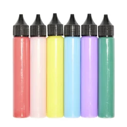 Gifi Peinture^Lot de 6 tubes de peinture 3D acrylique 30ml