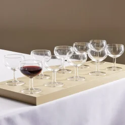 Gifi Lot de 10 verres à ballon transparents 19cl