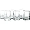 Gifi Lot de 6 verres à shooter en verre 6,5cl H6cm