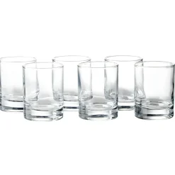 Gifi Lot de 6 verres à shooter en verre 6,5cl H6cm