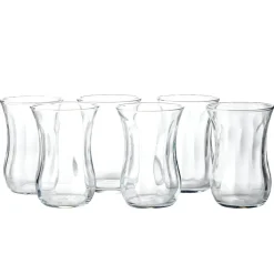 Gifi Lot de 6 verres à thé en verre 11,5cl H8,3cm
