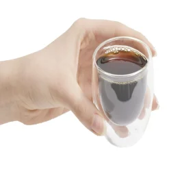 Gifi Lot de 2 verres double paroi 80ml