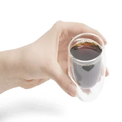 Gifi Lot de 2 verres double paroi 80ml