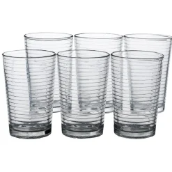 Gifi Lot de 10 verres incolore