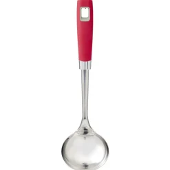 Gifi Louche inox manche en polypropylène rouge