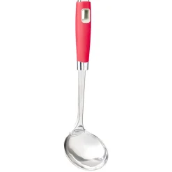 Gifi Louche inox manche en polypropylène rouge