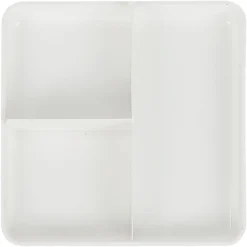 Gifi Lunch box 2 niveaux plastique gris 95cl