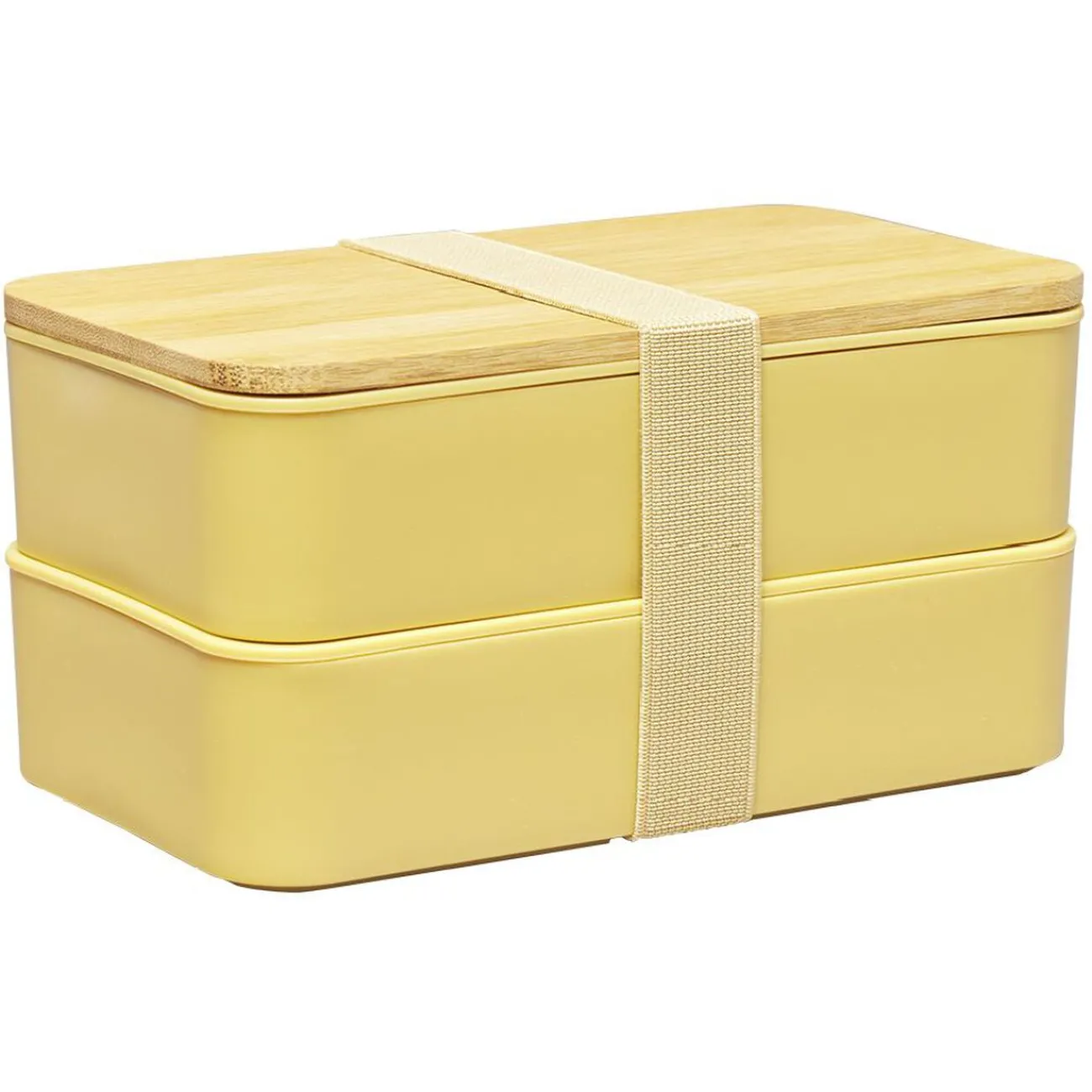 Gifi Lunch box couvercle bambou x2
