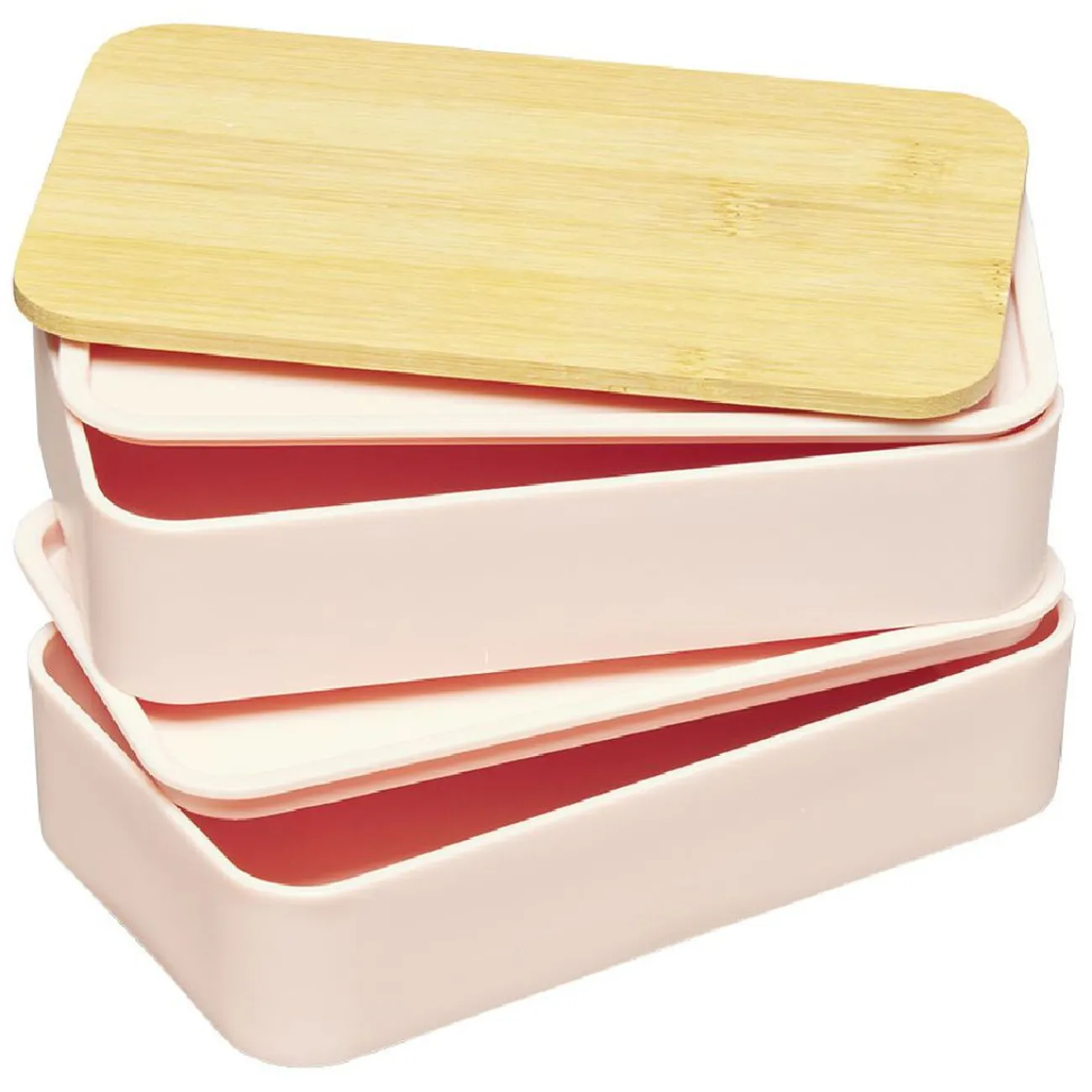 Gifi Lunch box couvercle bambou x2