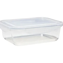 Gifi Lunchbox en verre x2 avec couvercle 640ml et 1,05L