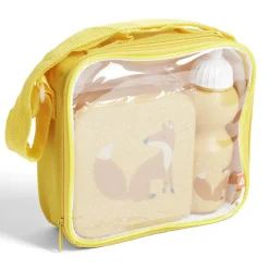Gifi Lunchbox enfant 720ml avec gourde 350ml et sac de transport renard orange