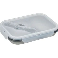 Gifi Lunchbox rétractable 2 compartiments avec couvercle 3 coloris
